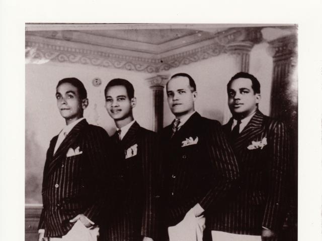 Cuarteto Castillo Ñico Saquito, Angel Almenares, Juán Medina, Manuel Castillo