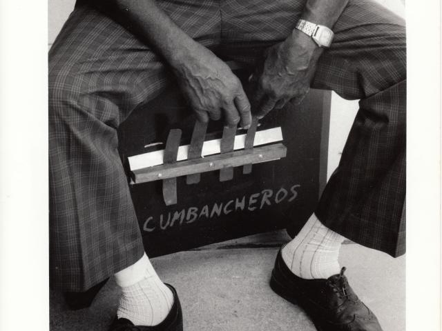 Marimbula hecho en Fábrica de instrumentos Santiago de Cuba, 2000