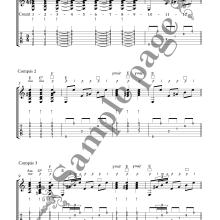 Flamenco guitar lessons sample page