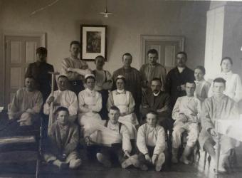 Tampereella sotasairaalassa 1918